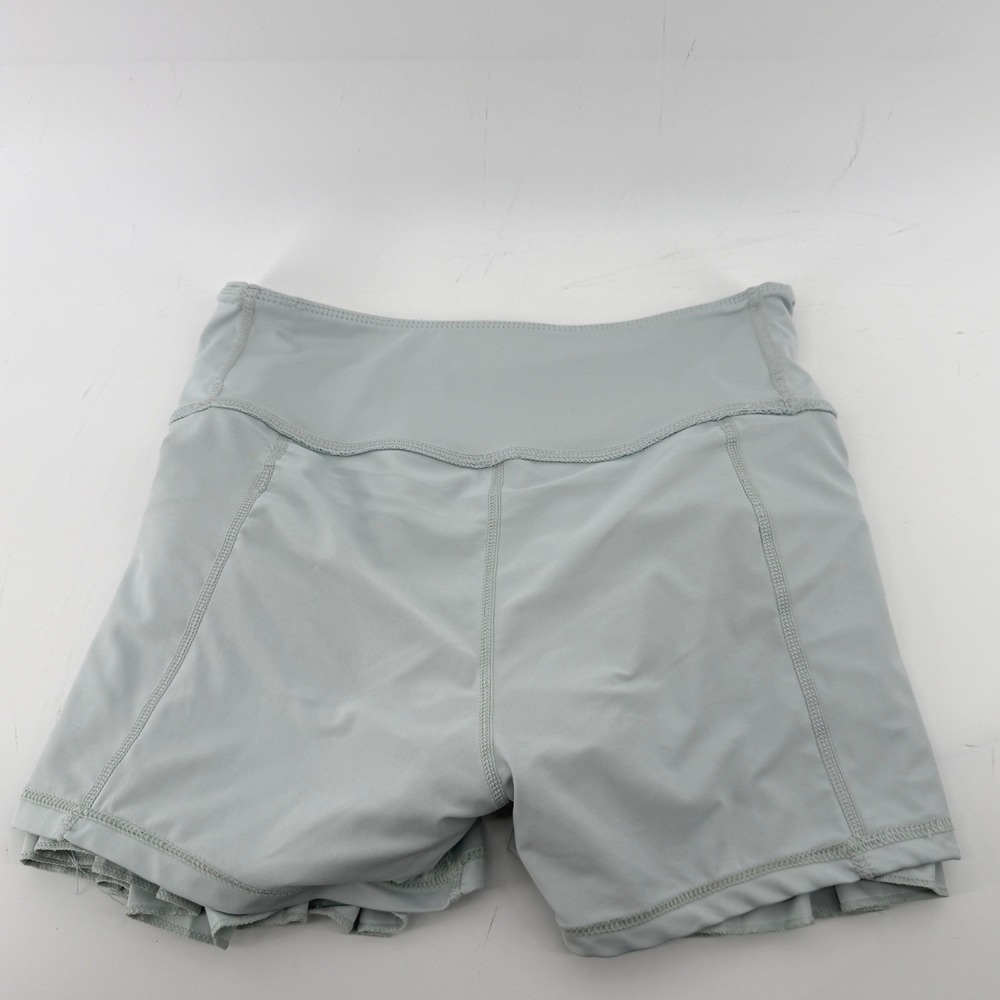 Gold Hinge Pleated Tennis Skirt Skort Mist Light Blue Gray Women S Preppy - Picture 7 of 7